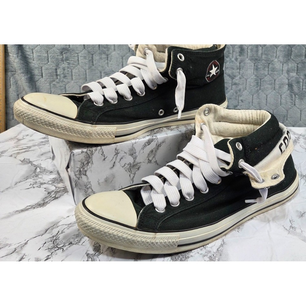 Converse‎ All Star Black and White Men's 12 Classic Lace Up Shoes Chuck Taylor